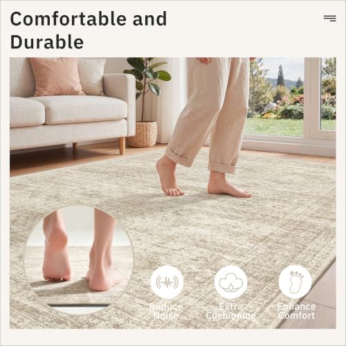 Soalmost 6x9 Non Slip Rug Pads, 1/4" Thick Felt Cushioned Rug Gripper Pad - Image 7