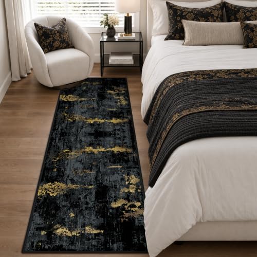 RELEANY Washable Runner 2'x6' Abstract Area Rug - Image 3