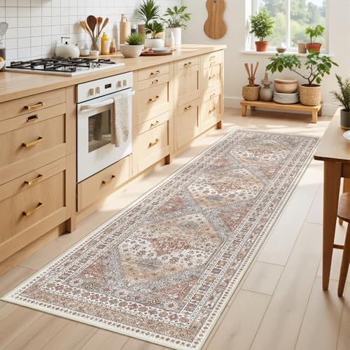 Kitchen Runner Rug Non Slip Washable Rugs 2.5x8 by Restydon