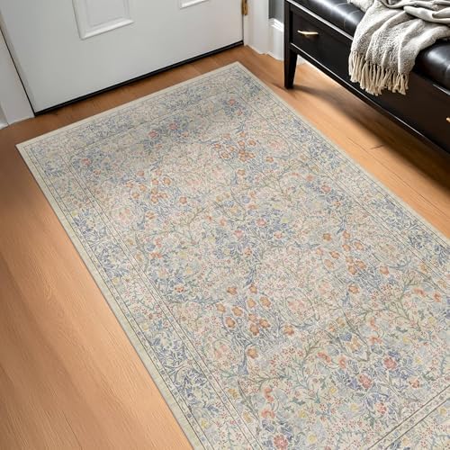 Washable 3x5 Bedroom Bedside Rug, Soft Area Rug - Image 3