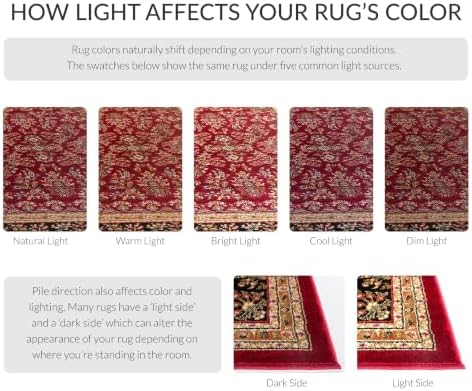 SAFAVIEH Lyndhurst Runner Rug 2'3"x10', Traditional Red & Black LNH331B - Image 3
