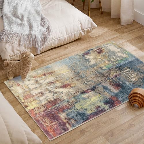 Lahome Modern Abstract Area Rug - Image 2