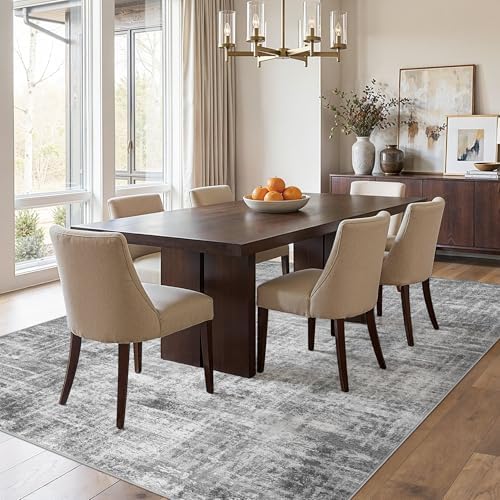 cotiled 8x10 Area Rug for Living Room, Abstract Washable Carpet - Image 6