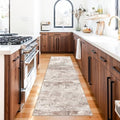 Washable 2x8 Hallway Runner Rug: Abstract Non Slip Rugs by RUUGME