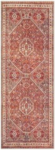 Keen Home Design Vintage Washable Runner Rug, Non-Slip Low Pile - Image 3