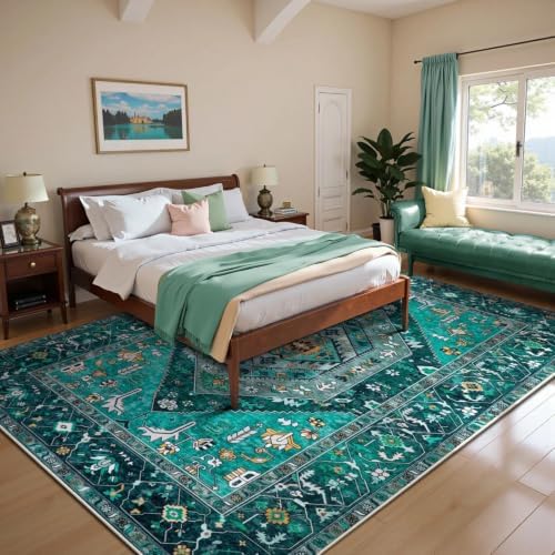 SERISSA 5x7 Washable Non Slip Boho Area Rug - Image 5