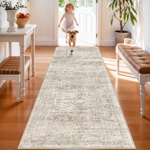 Washable Hallway Runner Rug 3x8: 8ft Runner by TOPRUUG