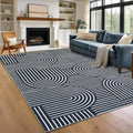 ROYHOME Modern Washable Rug 9x12 Area Rugs by ROYHOME