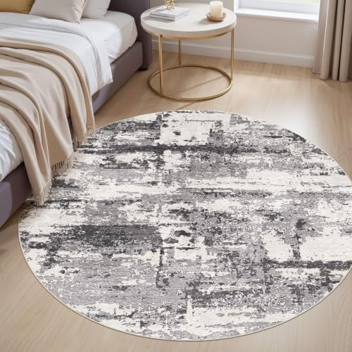 5ft Round Rug, Circle Area Rugs - Image 2