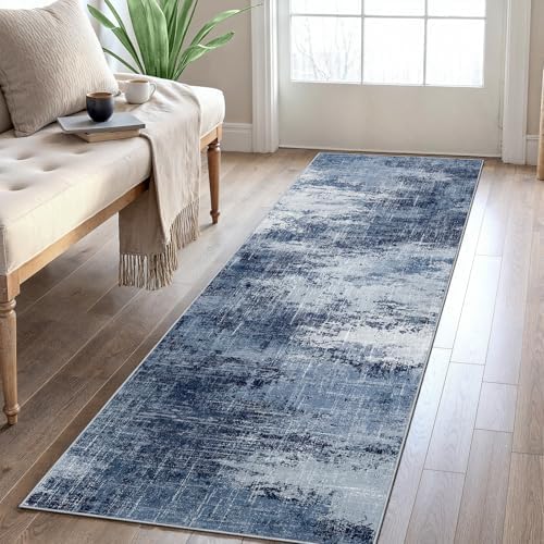 Amada 2x5 Modern Abstract Washable Area Rug by AMADAHOMEFURNISHING