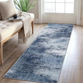 Amada 2x5 Modern Abstract Washable Area Rug by AMADAHOMEFURNISHING