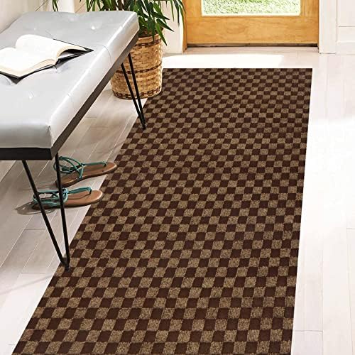 2' x 82' Runner Rugs with Rubber Backing, Indoor Outdoor Utility Carpet Runner by Heyroll