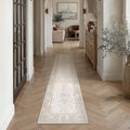 PureCozy 2x8 Beige Neutral Runner Rug by PureCozy