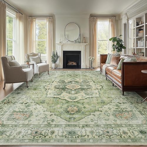 Amada Large 9x12 Washable Area Rug by AMADAHOMEFURNISHING