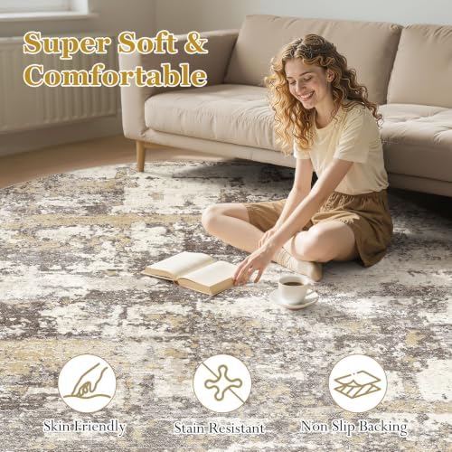 10ft Round Rug, Circle Area Rugs - Image 5