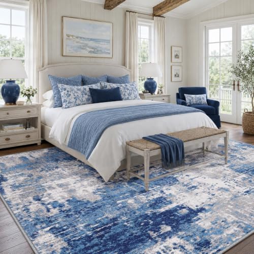 RELEANY Washable 10'x12' Abstract Area Rug - Image 2