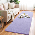 Chicrug Purple 2x6 Minimalist Washable Runner Rugs by ChicrugHomeDecor