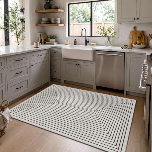 3x5 Entryway Rug Washable Area Rug Carpet - Image 3