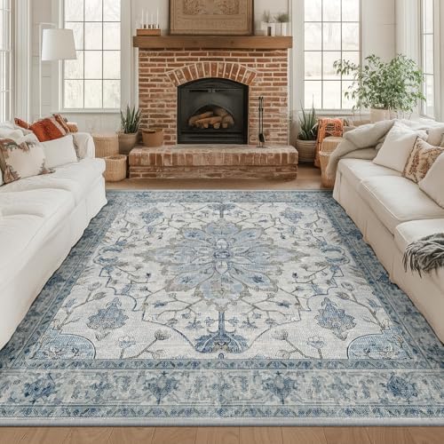 RELEANY Washable Area Rug, Square 8'x8' - Image 2