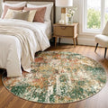 RELEANY Washable Round 4ft Area Rug by RELEANY