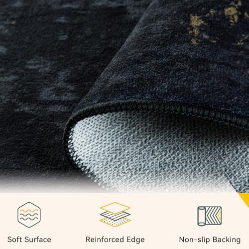 RELEANY Washable 6'x9' Abstract Area Rug - Image 4