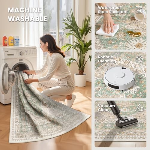 zesthome 6x9 Area Rugs for Living Room, Large Washable Rug - Image 5