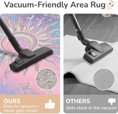Vacuum-Friendly, 5x7 Washable Area Rug - Image 5