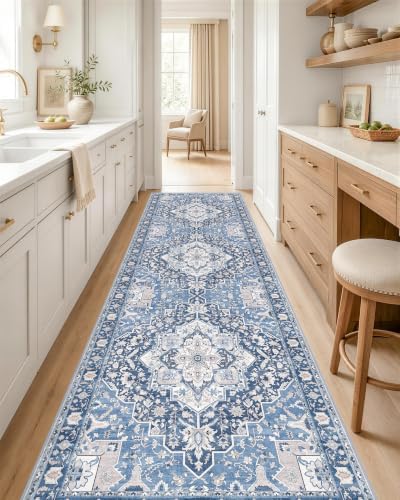 OLANLY 2x8 Washable Runner Rug, Soft Non Slip Carpet by OLANLY