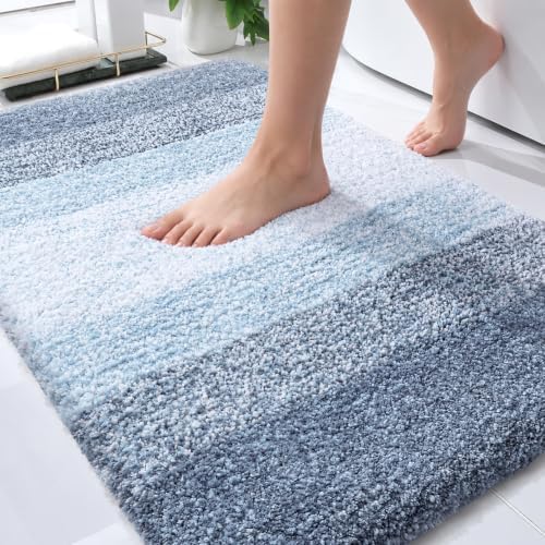 OLANLY Bathroom Rugs Mat 36x24, Extra Soft Absorbent Microfiber Bath Rugs by OLANLY