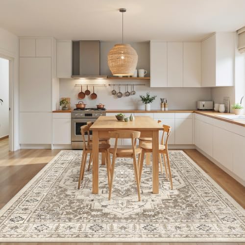 befbee 6x9 Washable Area Rug, Non Slip Rug - Image 3