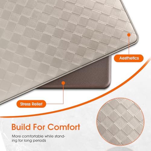 TranquilRelax 2-Piece Kitchen Mats, Cushioned Non-Slip Floor Mats - Image 6