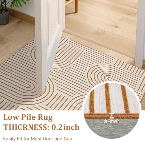 ROYHOME Modern Washable Rug 10x13 Area Rugs - Image 6