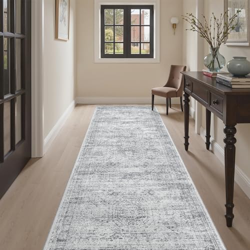 Soalmost Washable Kitchen Runner Rug 3x8 Hallway Entry Rugs Non-Slip - Image 4
