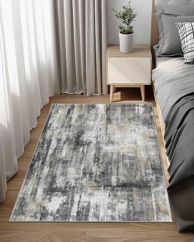 3x5 Washable Rug Abstract Carpet - Image 2