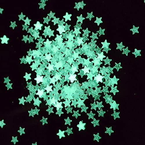 Holographic Body Glitter. Chunky Face Glitter, Hair Glitter, Eye Glitter and Body Glitter for Women. Rave Glitter, Festival Accessories, Cosmetic Glitter Makeup. Loose Glitter Set (Glow Stars)