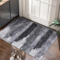 Ciicool Washable Area Rug 2x3 Entryway Rug, Modern Abstract Entry Mat Grey by CIICOOLHomeDeco