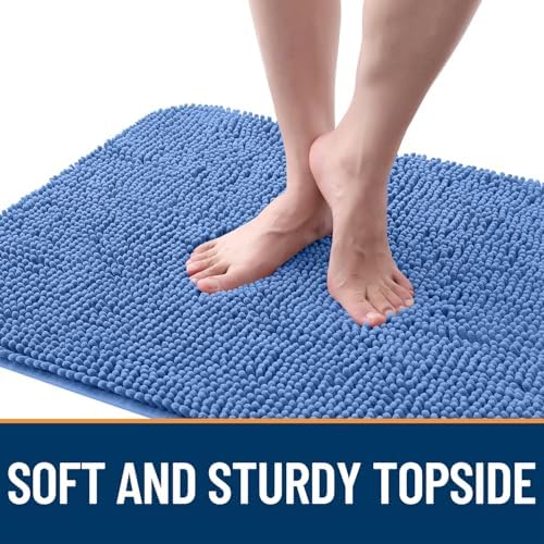 OLANLY Dog Door Mat for Muddy Paws 30x20, Super Absorbent Chenille Mud Mat - Image 4
