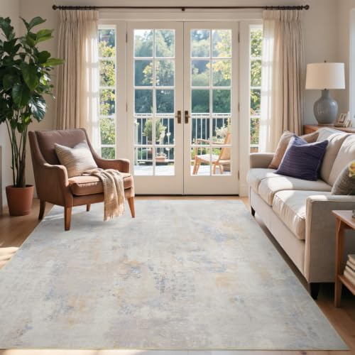 4x6 Ft Abstract Washable Area Rugs by Cuzwlovita