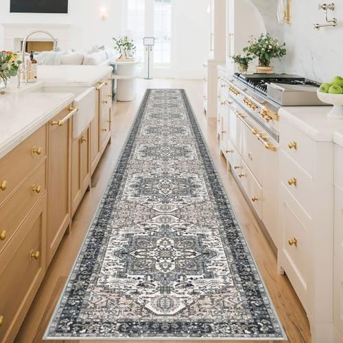 KOZYFLY Runners for Hallways 3x20 Ft Extra Long Faux Wool Washable Thin Hallway - Image 2
