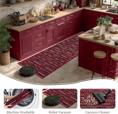 Kitchen Rugs Sets of 2, Non Slip Kitchen Mats - Image 6