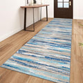 Lansny Abstract 3x10 Runner Rug Washable Runners by lansny