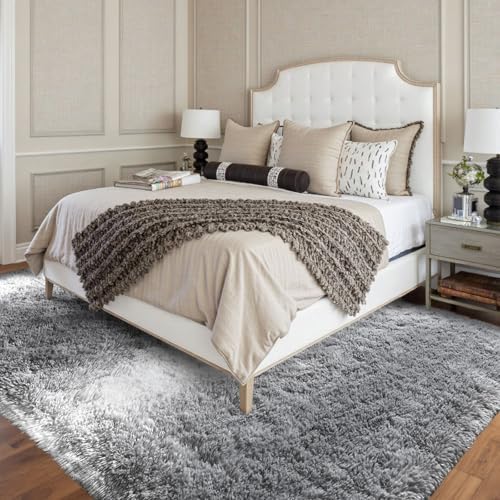 FinRèc Home 4x6 Non-Slip Fluffy Area Rugs - Image 2