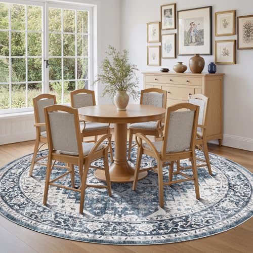 Amada Round 6x6 Washable Area Rug - Image 3