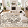 12x15 Area Rug for Living Room: Large Washable Boho Area Rugs for Bedroom by YOUFORTONG
