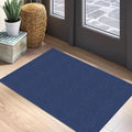 EARTHALL Washable Entryway Rug, Non Slip Doormat, 2x3 Ft, Heathered Blue by EARTHALL