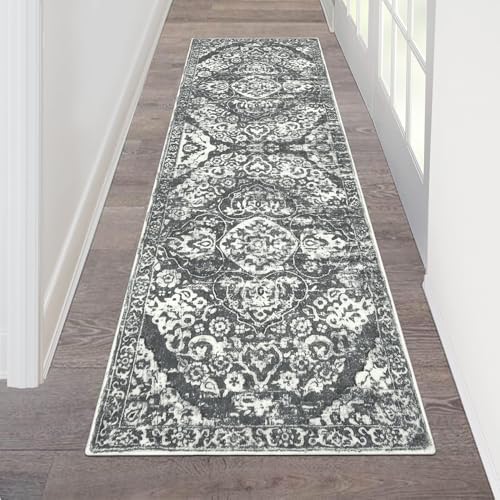 HEBE Hallway Runner Rug 2'x6', Washable Non Slip Kitchen Rug Runner by HEBE