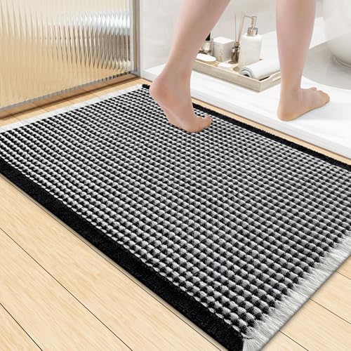 Smiry Waffle Bath Mat 36X24, Soft Absorbent Bathroom Rugs by Smiry