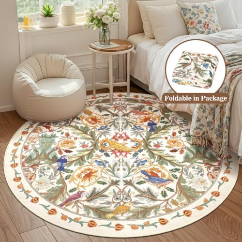 nesrt Round Washable Area Rugs 6Ft - Image 2