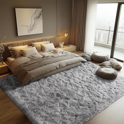 Zentavio Grey and White Area Rugs - Image 4