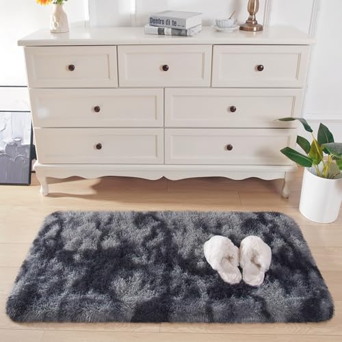 Chicrug Soft Runner Rugs for Bedroom Living Room Plush Fluffy Rug 2x4 - Image 4